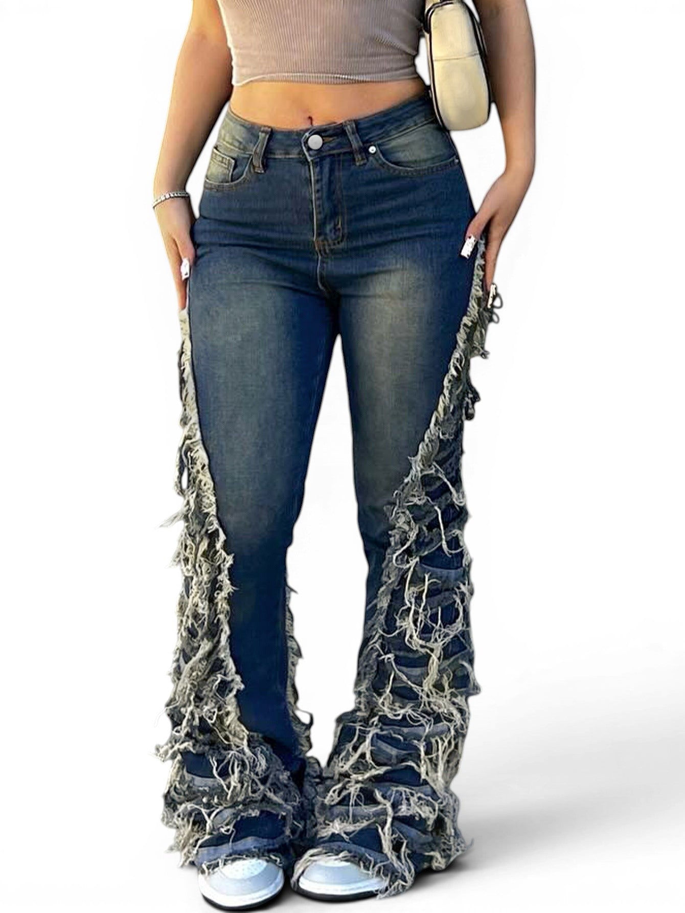 Trendy Autumn Denim Jeans With A Cool Edgy Vibe