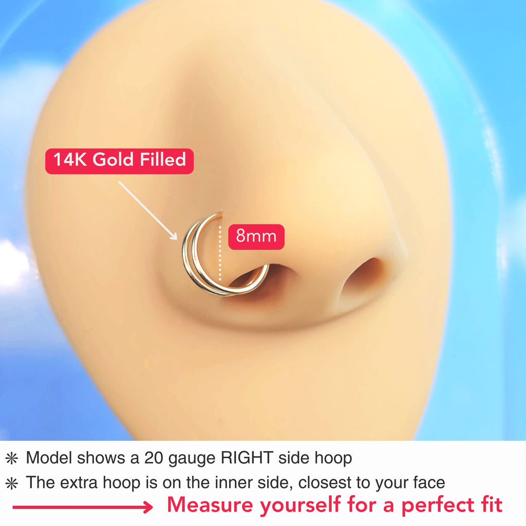 I’m Not Spiraling Silver Nose Ring
