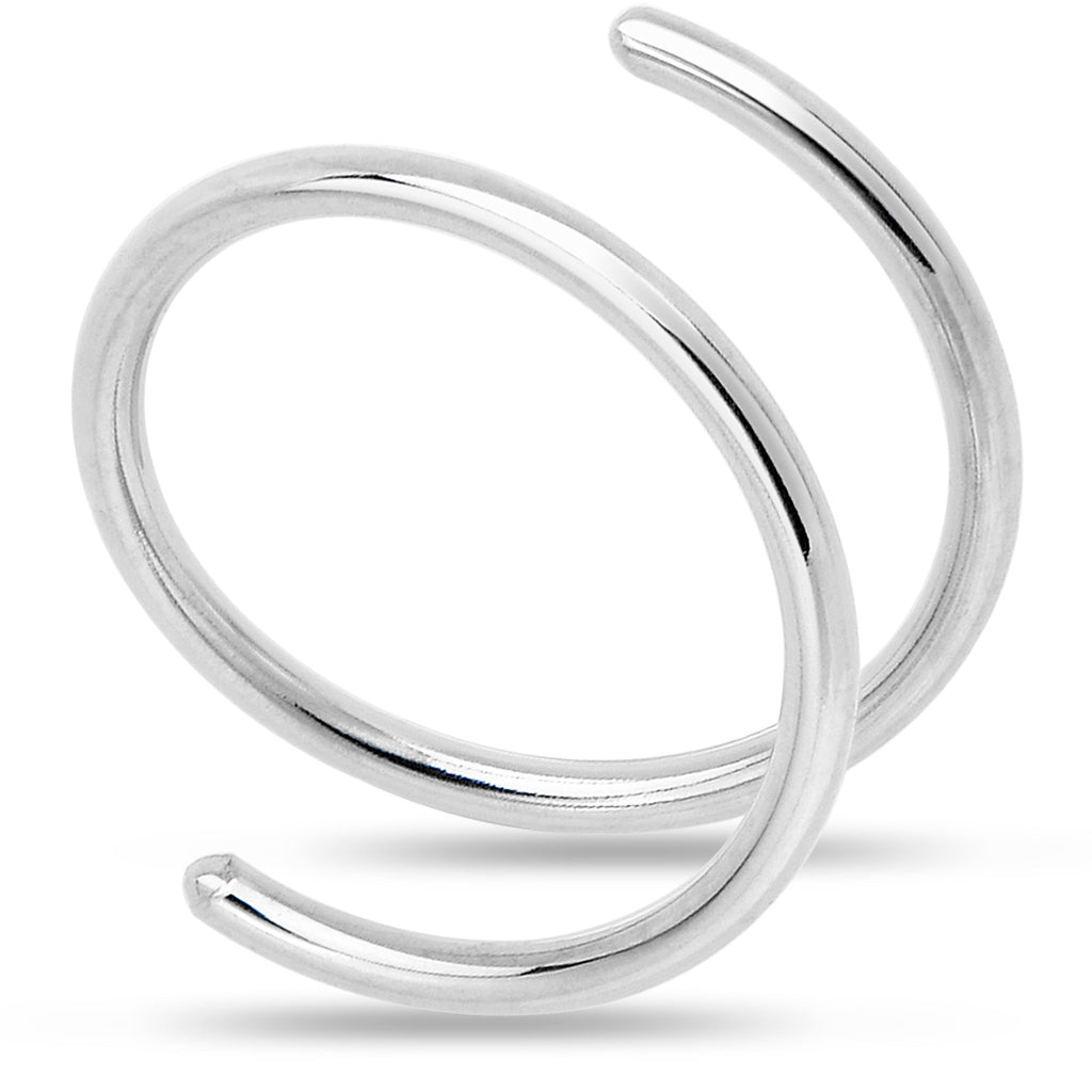 I’m Not Spiraling Silver Nose Ring
