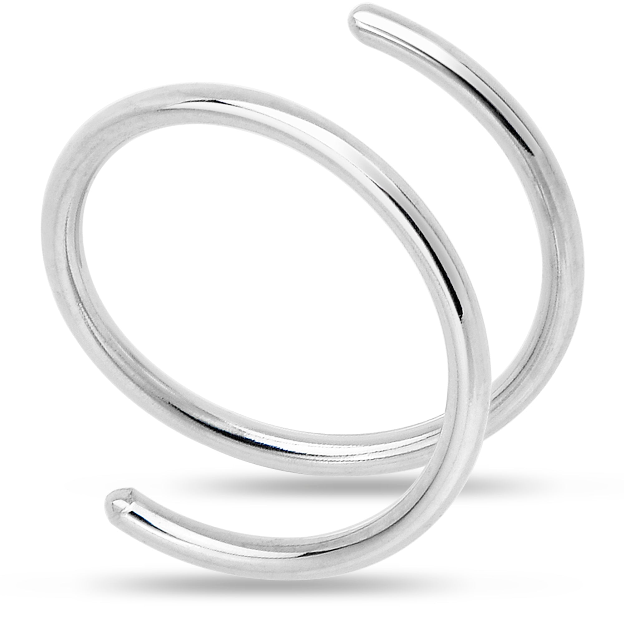 I’m Not Spiraling Silver Nose Ring