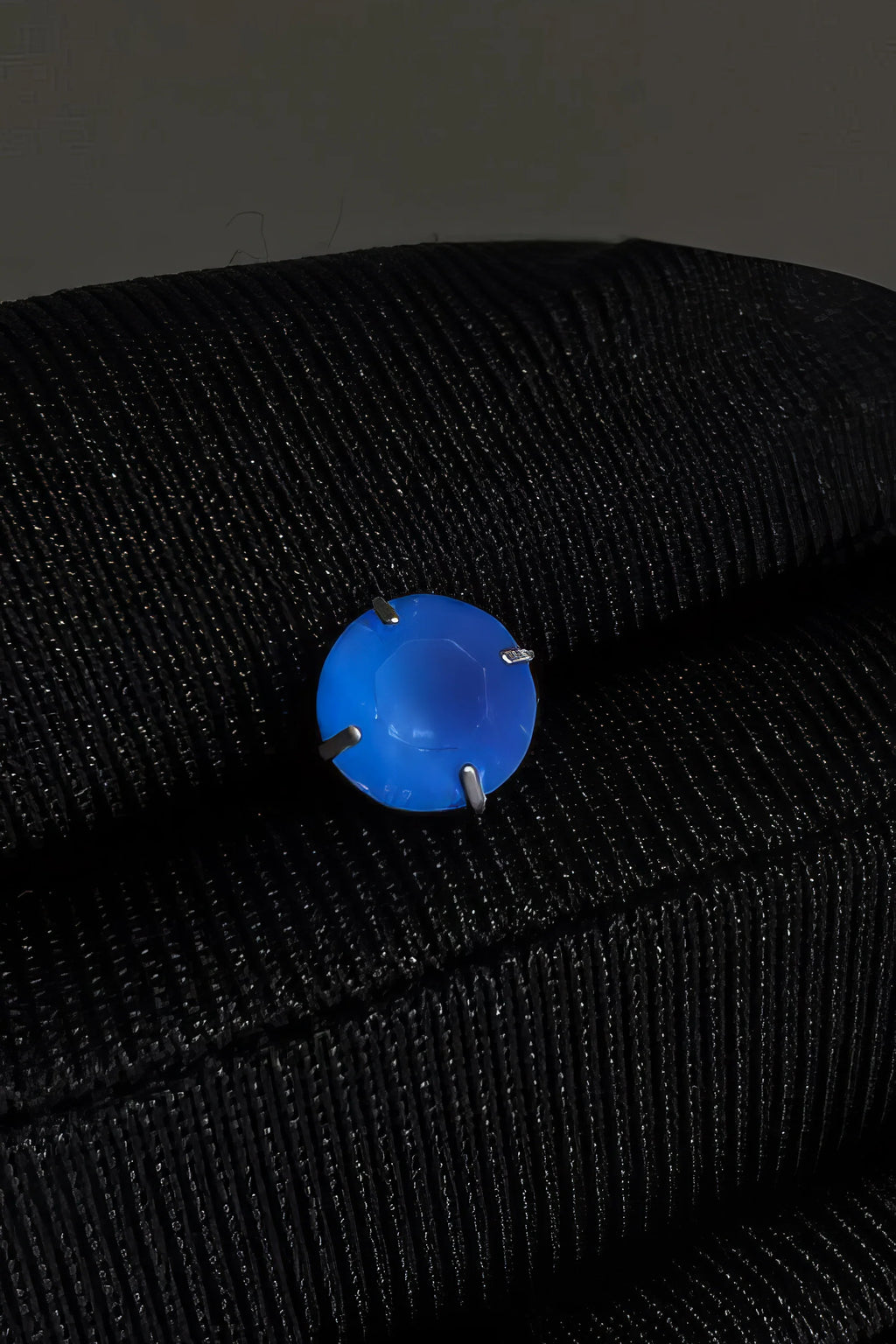 Blue Tulip Matte Titanium Steel Stud Earrings