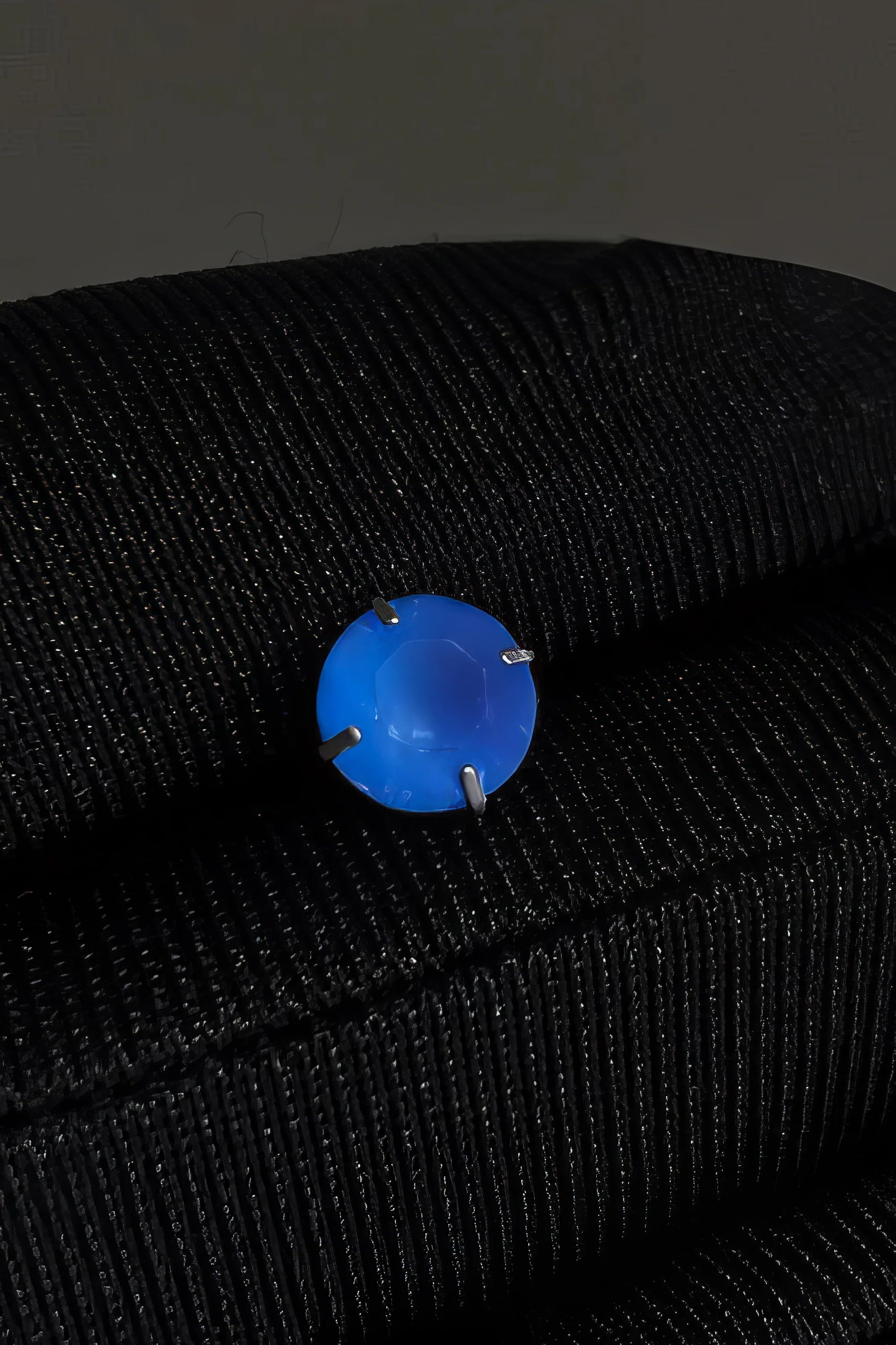 Blue Tulip Matte Titanium Steel Stud Earrings