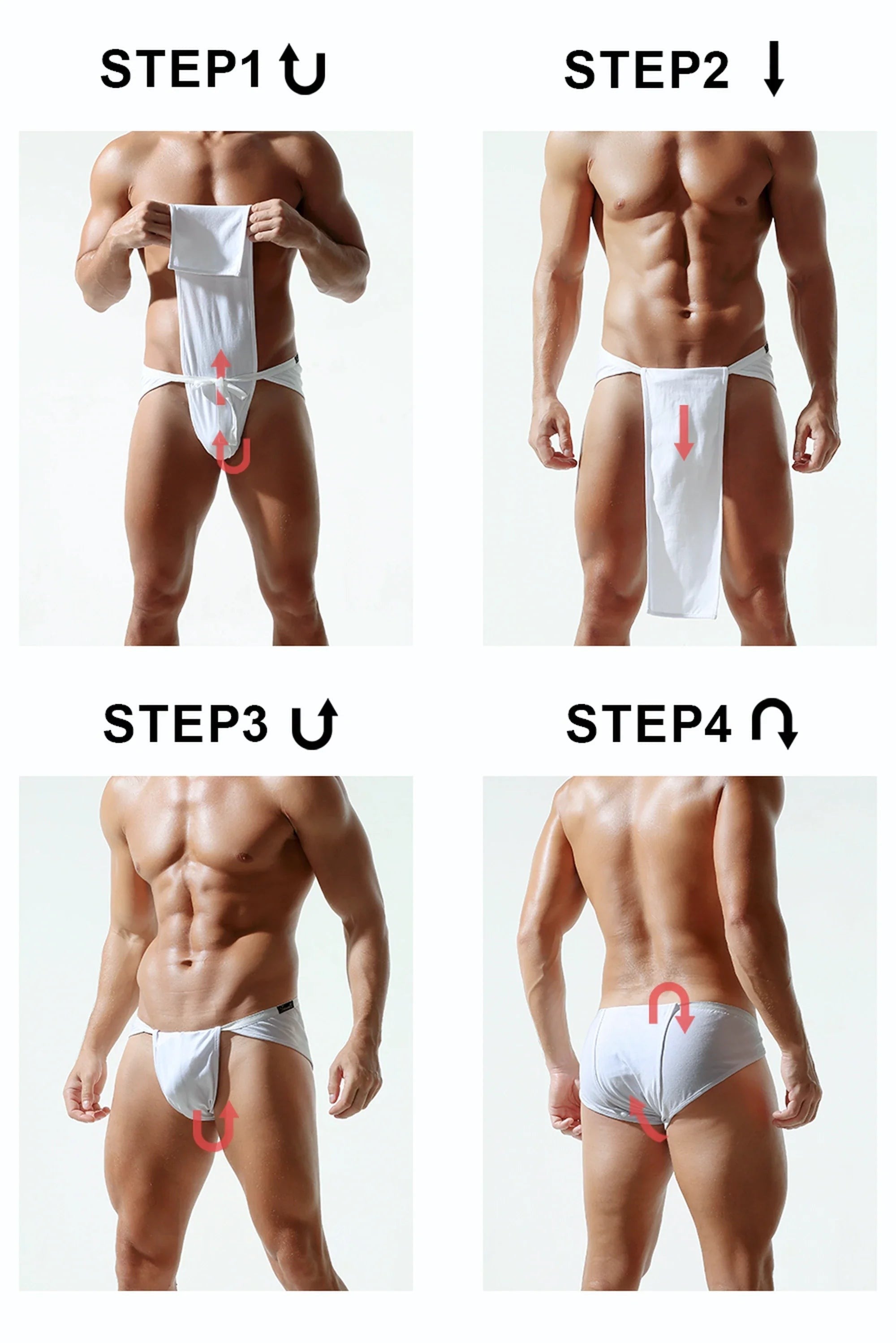 Men’s Sexy Japanese Sumo Briefs – Triangle Design