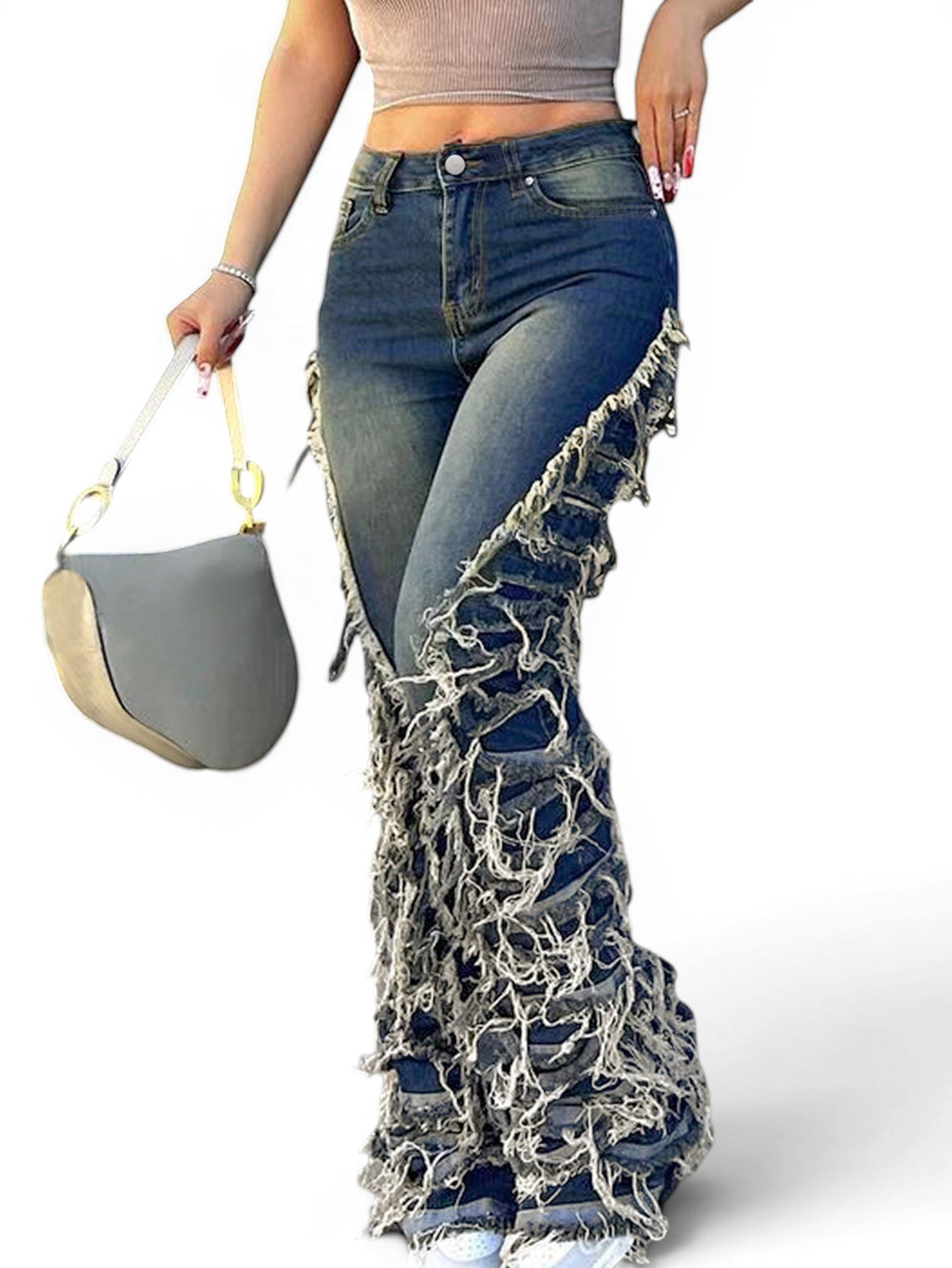 Trendy Autumn Denim Jeans With A Cool Edgy Vibe
