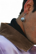 Warrior Chain Ball Earrings – Edgy & Unisex Statement Piece (Pair)
