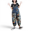 Women's Loose Wide Leg Jumpsuit Pants