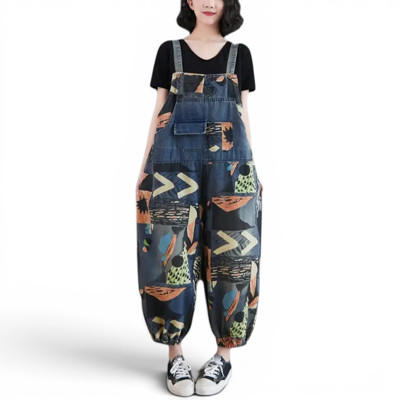 Women's Loose Wide Leg Jumpsuit Pants